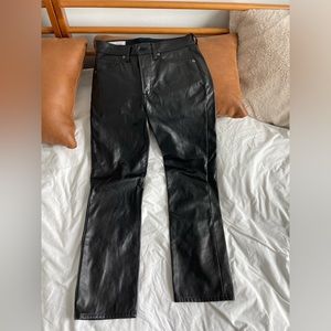 GAP - 2P - VEAGN LEATHER VINTAGE SLIM FAUX PANTS
